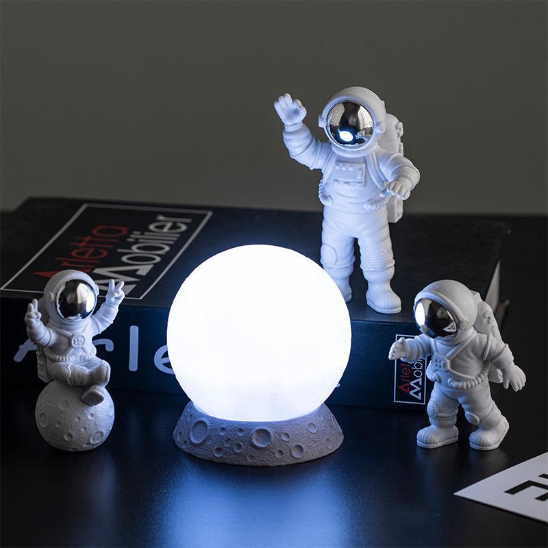 Estatueta Astronauta Luminária Lunar - DaVivenda