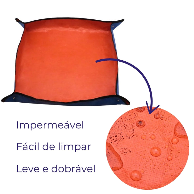 Tapete de Jardinagem Impermeável Dobrável para Plantio