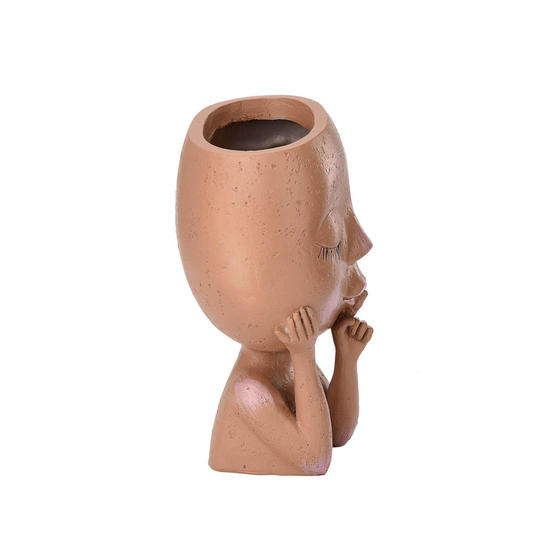 Vaso de Cabeça Menina Flora