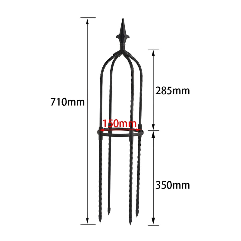 Treliça Obelisco Suporte para Planta