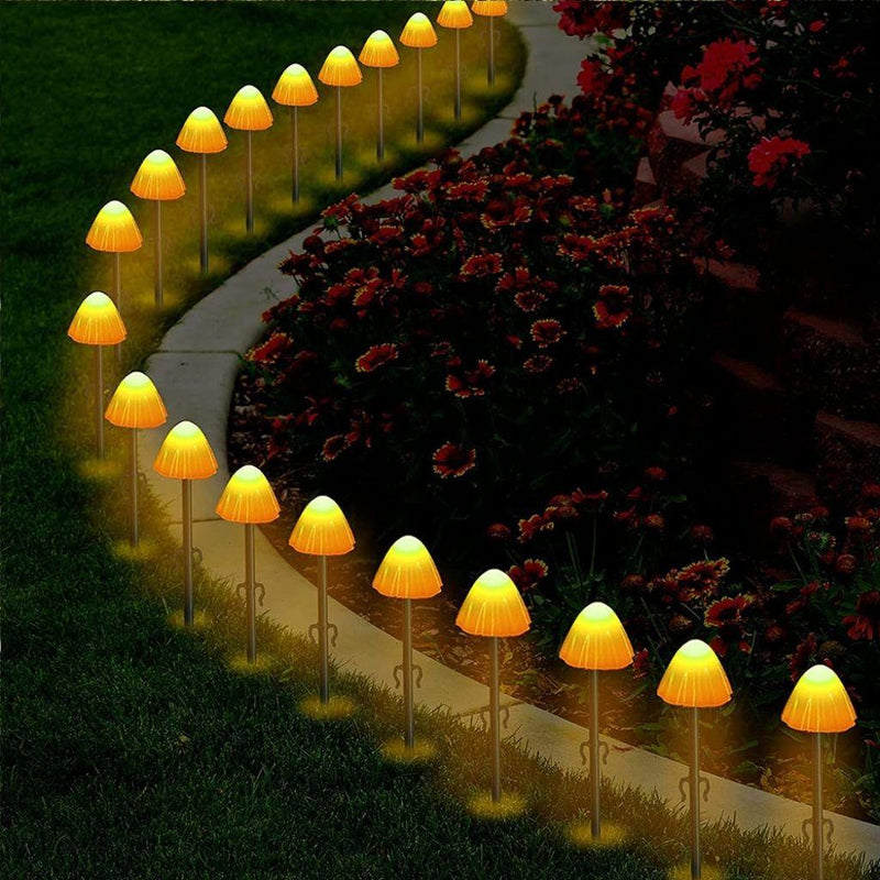 Luminária Solar Jardim Cogumelos - DaVivenda