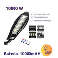 Refletor Led Solar Controle Remoto - DaVivenda