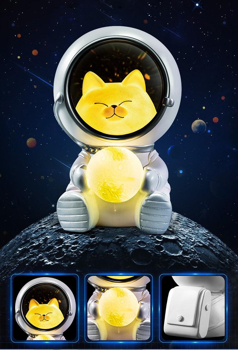 Luminária Gato Astronauta - davivenda
