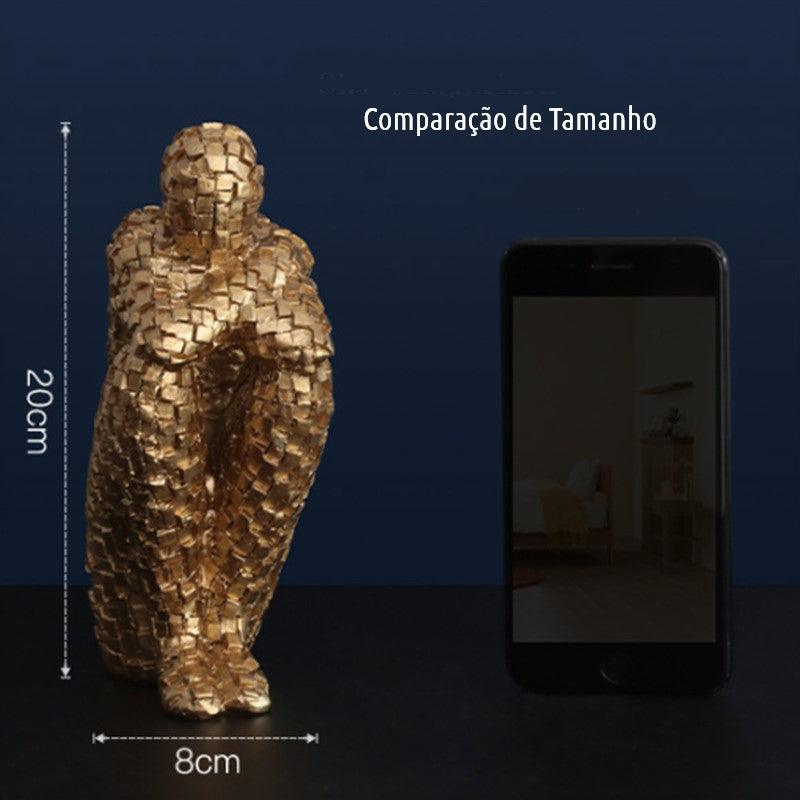 Escultura para Decoração - davivenda