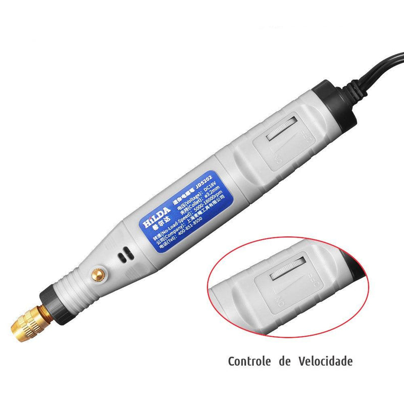 Mini Broca Multifuncional + 40 Acessórios - davivenda